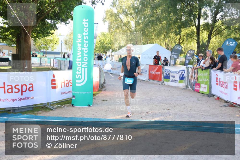 07.09.2025 - 19. Norderstedt Triathlon Zöllner http://msf.ph/oto/8777810 07.09.2025 17:16:49 Ziel 396 meine-sportfotos.de