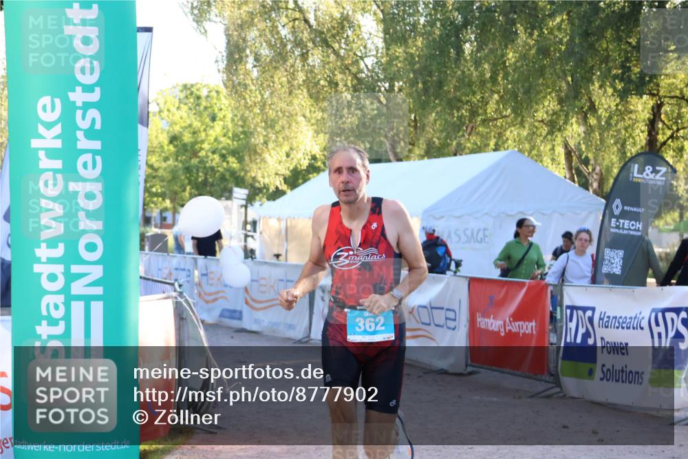 07.09.2025 - 19. Norderstedt Triathlon Zöllner http://msf.ph/oto/8777902 07.09.2025 17:17:07 Ziel 362 meine-sportfotos.de