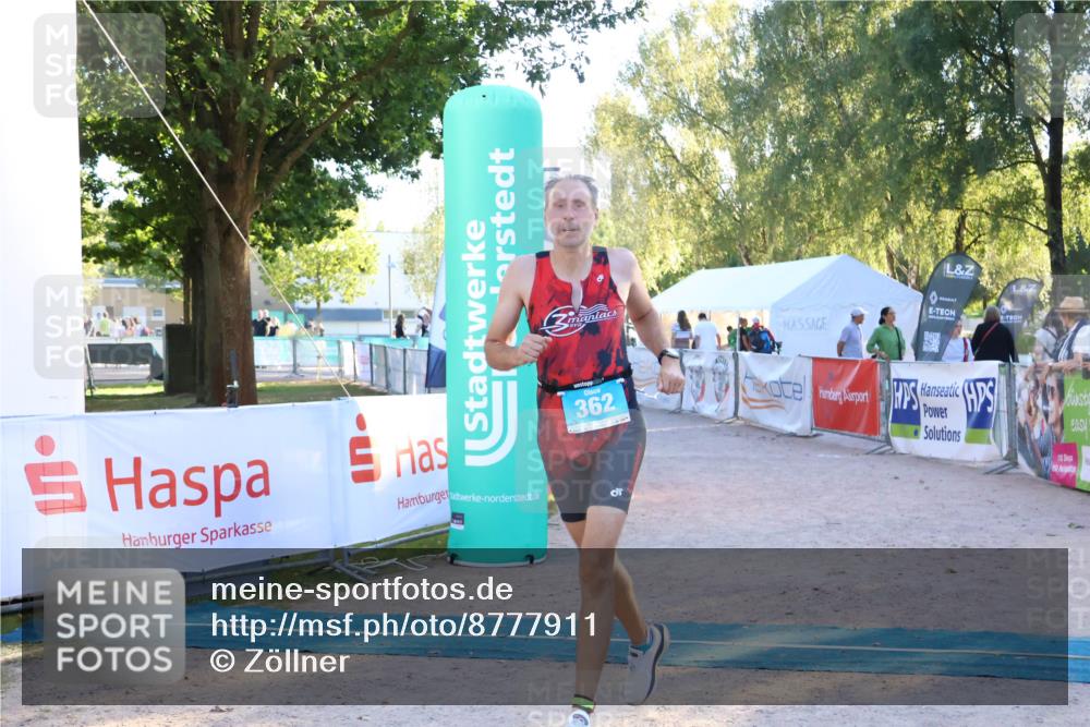 07.09.2025 - 19. Norderstedt Triathlon Zöllner http://msf.ph/oto/8777911 07.09.2025 17:17:08 Ziel 362 meine-sportfotos.de