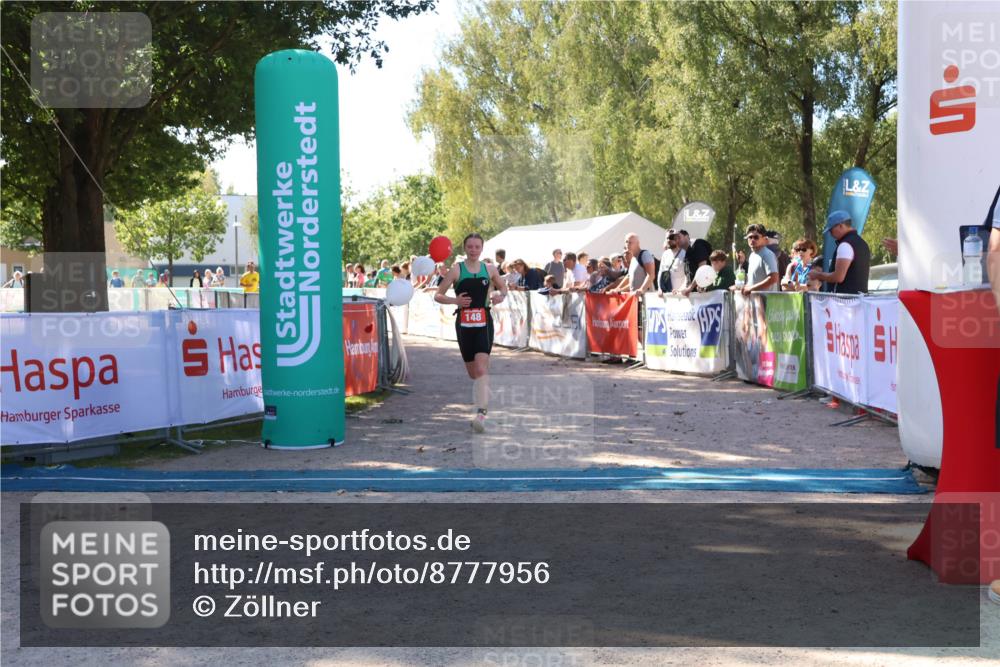 07.09.2025 - 19. Norderstedt Triathlon Zöllner http://msf.ph/oto/8777956 07.09.2025 12:23:42 Ziel 148 meine-sportfotos.de