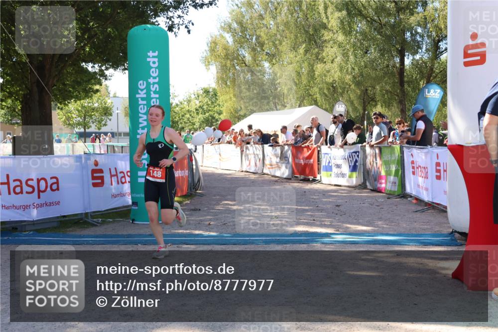 07.09.2025 - 19. Norderstedt Triathlon Zöllner http://msf.ph/oto/8777977 07.09.2025 12:23:43 Ziel 148 meine-sportfotos.de