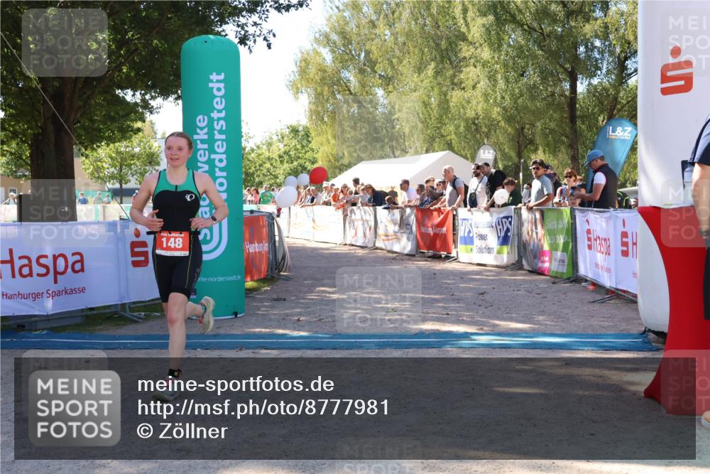 07.09.2025 - 19. Norderstedt Triathlon Zöllner http://msf.ph/oto/8777981 07.09.2025 12:23:43 Ziel 148 meine-sportfotos.de