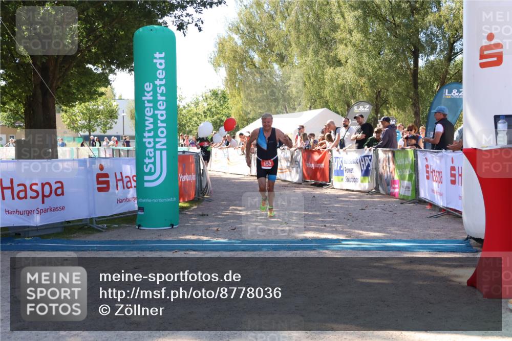 07.09.2025 - 19. Norderstedt Triathlon Zöllner http://msf.ph/oto/8778036 07.09.2025 12:24:20 Ziel 138, 152 meine-sportfotos.de