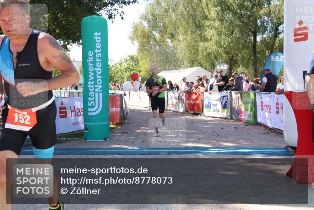 07.09.2025 - 19. Norderstedt Triathlon Zöllner http://msf.ph/oto/8778073 07.09.2025 12:24:23 Ziel 138, 152, 281 meine-sportfotos.de