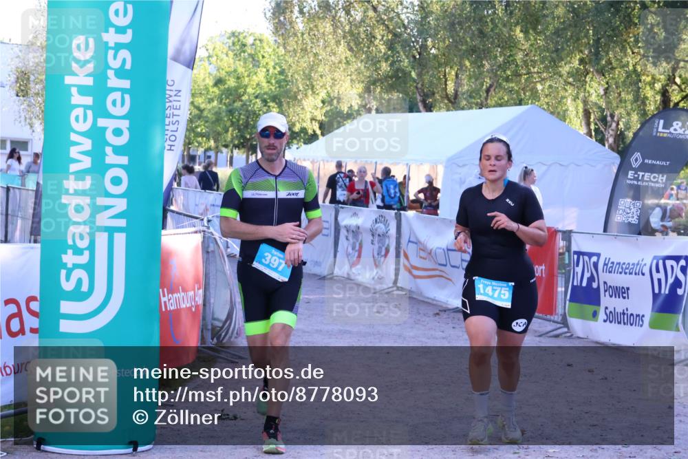 07.09.2025 - 19. Norderstedt Triathlon Zöllner http://msf.ph/oto/8778093 07.09.2025 17:19:40 Ziel 397, 1475 meine-sportfotos.de