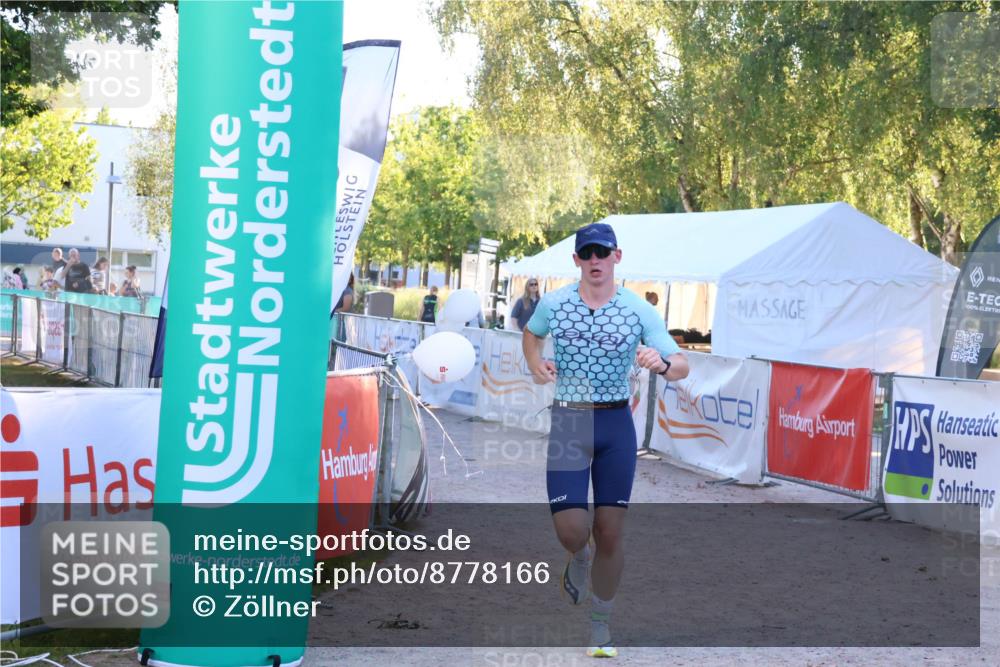 07.09.2025 - 19. Norderstedt Triathlon Zöllner http://msf.ph/oto/8778166 07.09.2025 17:20:14 Ziel 405 meine-sportfotos.de