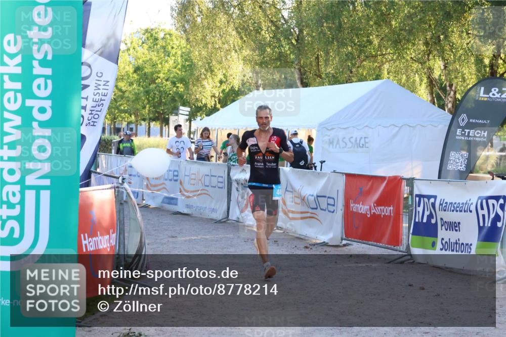 07.09.2025 - 19. Norderstedt Triathlon Zöllner http://msf.ph/oto/8778214 07.09.2025 17:20:26 Ziel 406 meine-sportfotos.de
