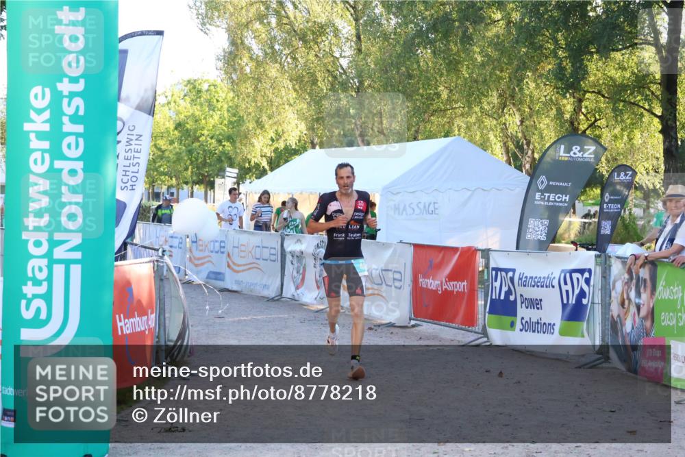 07.09.2025 - 19. Norderstedt Triathlon Zöllner http://msf.ph/oto/8778218 07.09.2025 17:20:27 Ziel 406 meine-sportfotos.de