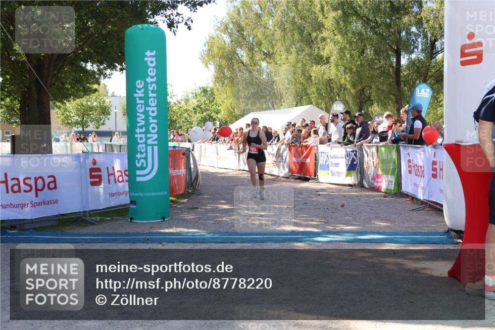 07.09.2025 - 19. Norderstedt Triathlon Zöllner http://msf.ph/oto/8778220 07.09.2025 12:27:36 Ziel 765 meine-sportfotos.de