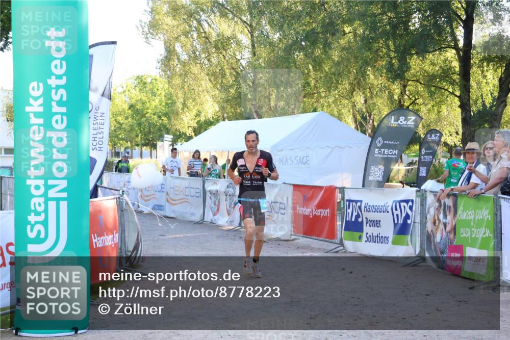 07.09.2025 - 19. Norderstedt Triathlon Zöllner http://msf.ph/oto/8778223 07.09.2025 17:20:27 Ziel 406 meine-sportfotos.de