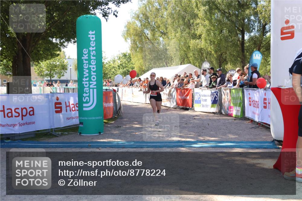 07.09.2025 - 19. Norderstedt Triathlon Zöllner http://msf.ph/oto/8778224 07.09.2025 12:27:36 Ziel 765 meine-sportfotos.de