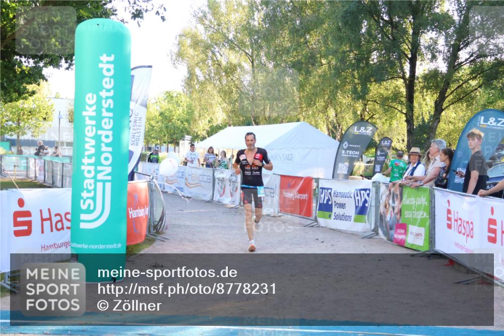 07.09.2025 - 19. Norderstedt Triathlon Zöllner http://msf.ph/oto/8778231 07.09.2025 17:20:27 Ziel 406 meine-sportfotos.de