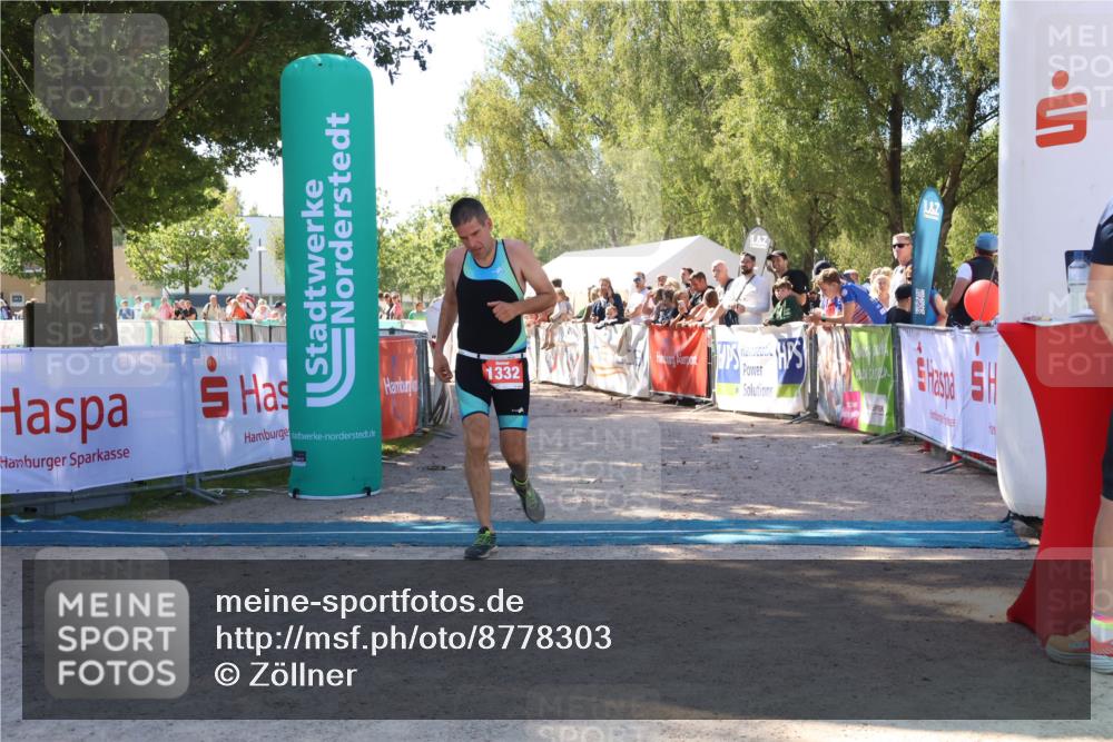 07.09.2025 - 19. Norderstedt Triathlon Zöllner http://msf.ph/oto/8778303 07.09.2025 12:28:16 Ziel 1332 meine-sportfotos.de