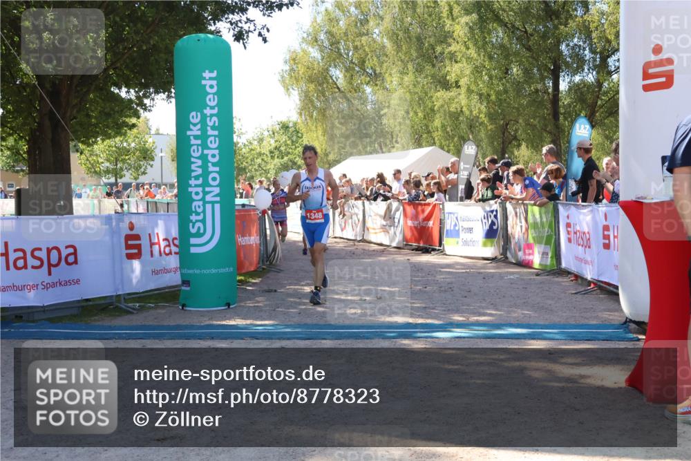07.09.2025 - 19. Norderstedt Triathlon Zöllner http://msf.ph/oto/8778323 07.09.2025 12:29:00 Ziel 736, 1197, 1348 meine-sportfotos.de