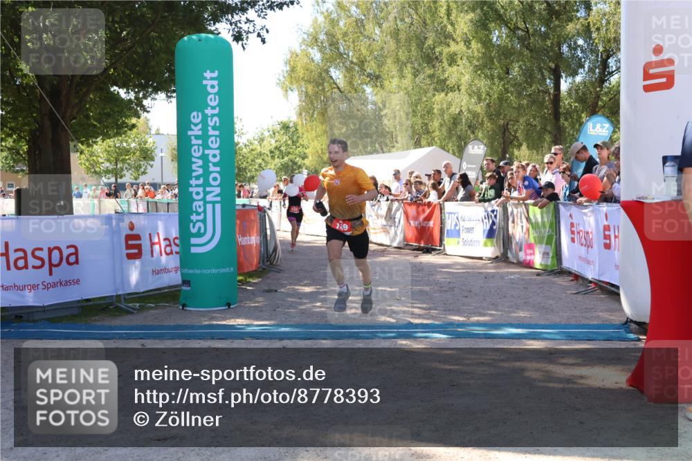 07.09.2025 - 19. Norderstedt Triathlon Zöllner http://msf.ph/oto/8778393 07.09.2025 12:29:27 Ziel 149, 155 meine-sportfotos.de