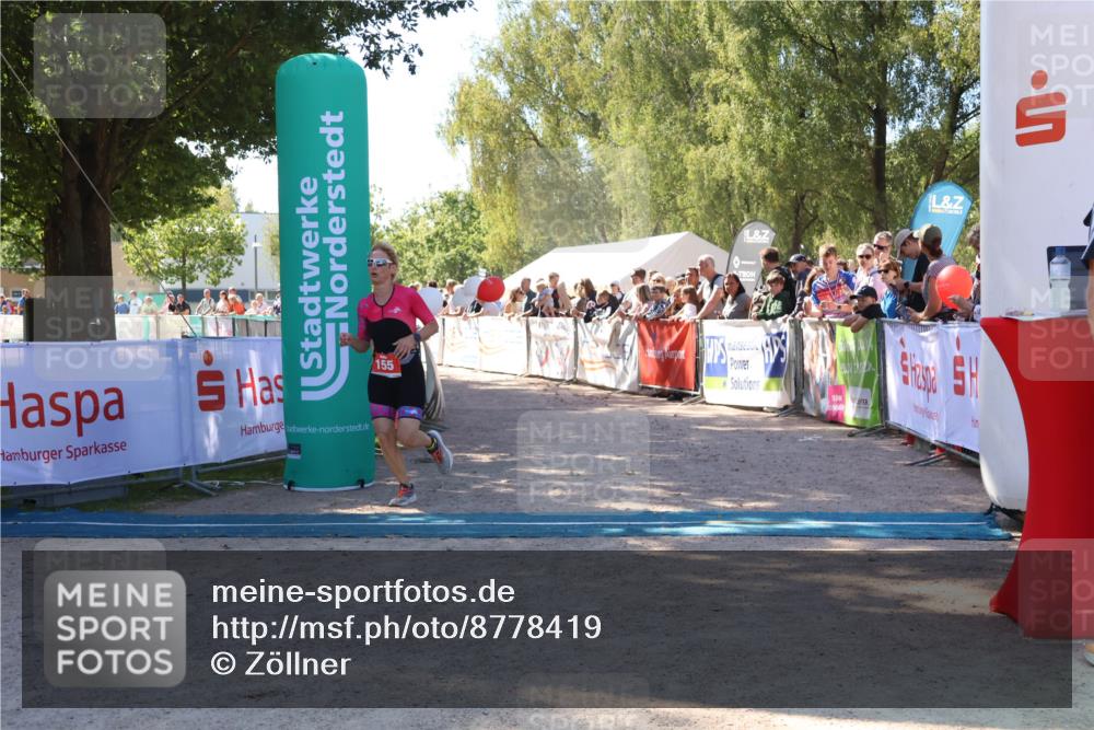 07.09.2025 - 19. Norderstedt Triathlon Zöllner http://msf.ph/oto/8778419 07.09.2025 12:29:30 Ziel 149, 155 meine-sportfotos.de