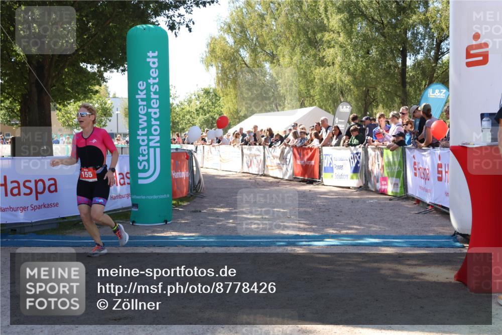 07.09.2025 - 19. Norderstedt Triathlon Zöllner http://msf.ph/oto/8778426 07.09.2025 12:29:31 Ziel 149, 155 meine-sportfotos.de