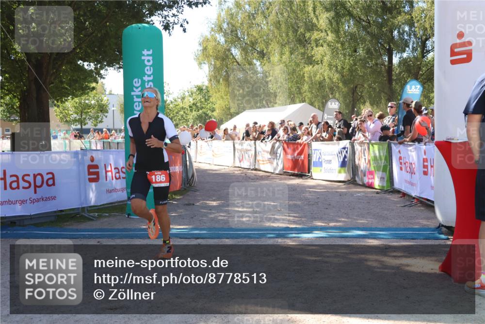 07.09.2025 - 19. Norderstedt Triathlon Zöllner http://msf.ph/oto/8778513 07.09.2025 12:30:00 Ziel 186 meine-sportfotos.de
