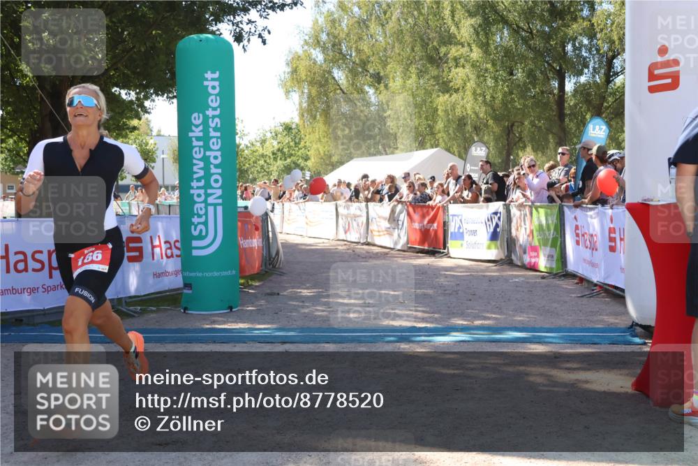 07.09.2025 - 19. Norderstedt Triathlon Zöllner http://msf.ph/oto/8778520 07.09.2025 12:30:01 Ziel 186 meine-sportfotos.de
