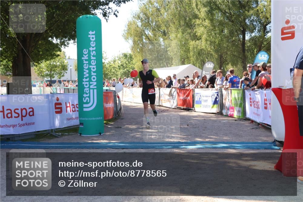 07.09.2025 - 19. Norderstedt Triathlon Zöllner http://msf.ph/oto/8778565 07.09.2025 12:30:29 Ziel 279 meine-sportfotos.de
