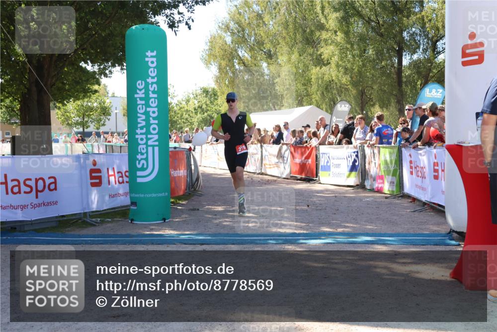 07.09.2025 - 19. Norderstedt Triathlon Zöllner http://msf.ph/oto/8778569 07.09.2025 12:30:29 Ziel 279 meine-sportfotos.de