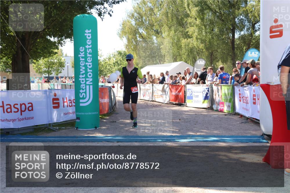 07.09.2025 - 19. Norderstedt Triathlon Zöllner http://msf.ph/oto/8778572 07.09.2025 12:30:30 Ziel 279 meine-sportfotos.de