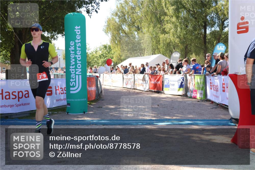 07.09.2025 - 19. Norderstedt Triathlon Zöllner http://msf.ph/oto/8778578 07.09.2025 12:30:31 Ziel 279 meine-sportfotos.de