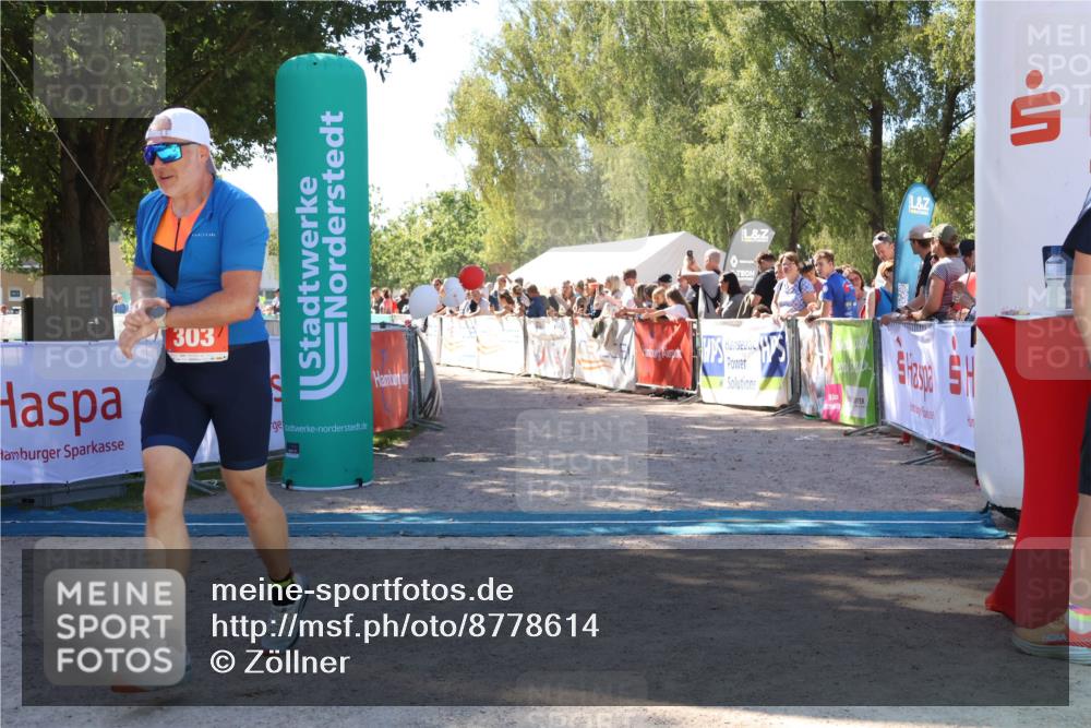 07.09.2025 - 19. Norderstedt Triathlon Zöllner http://msf.ph/oto/8778614 07.09.2025 12:31:00 Ziel 303 meine-sportfotos.de