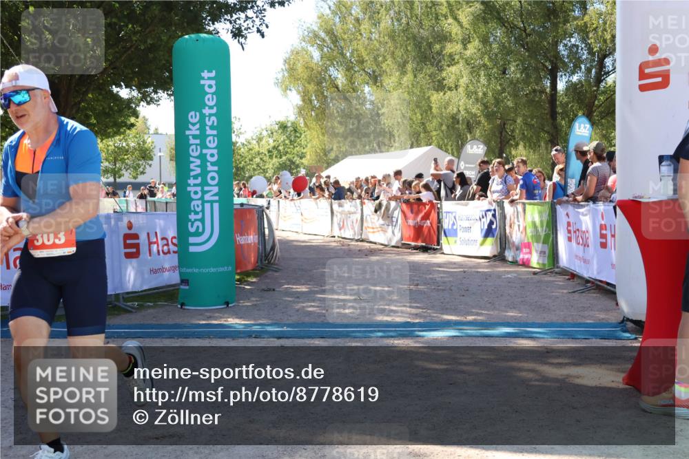 07.09.2025 - 19. Norderstedt Triathlon Zöllner http://msf.ph/oto/8778619 07.09.2025 12:31:01 Ziel 303 meine-sportfotos.de