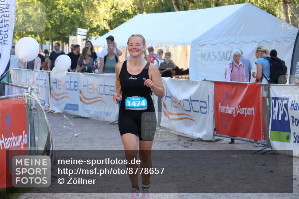 07.09.2025 - 19. Norderstedt Triathlon Zöllner http://msf.ph/oto/8778657 07.09.2025 17:24:12 Ziel 1474 meine-sportfotos.de