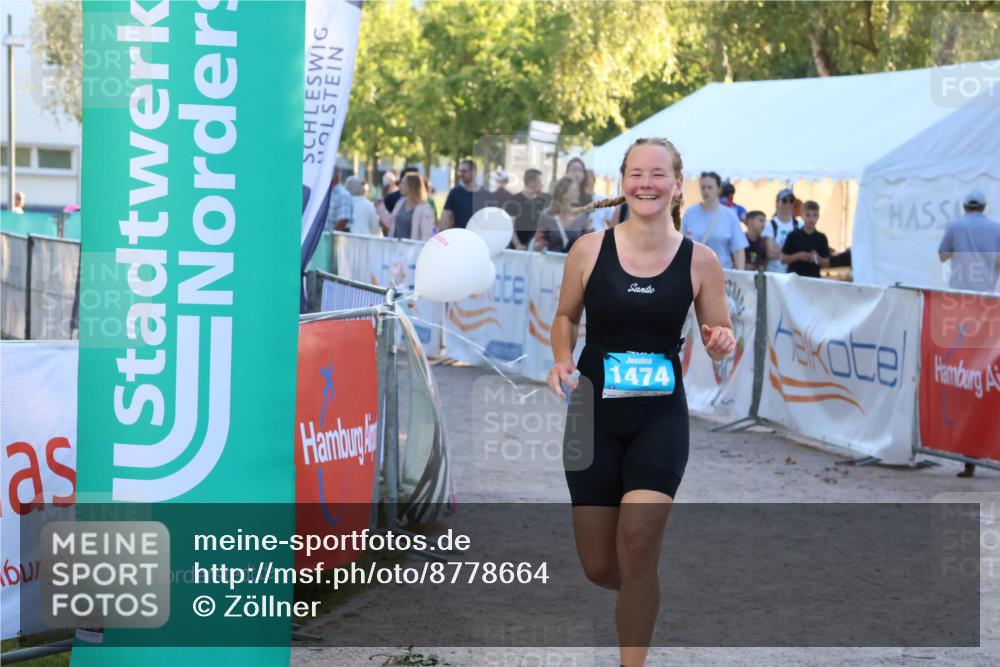 07.09.2025 - 19. Norderstedt Triathlon Zöllner http://msf.ph/oto/8778664 07.09.2025 17:24:12 Ziel 1474 meine-sportfotos.de