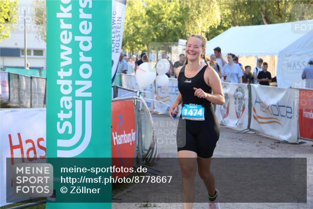 07.09.2025 - 19. Norderstedt Triathlon Zöllner http://msf.ph/oto/8778667 07.09.2025 17:24:12 Ziel 1474 meine-sportfotos.de