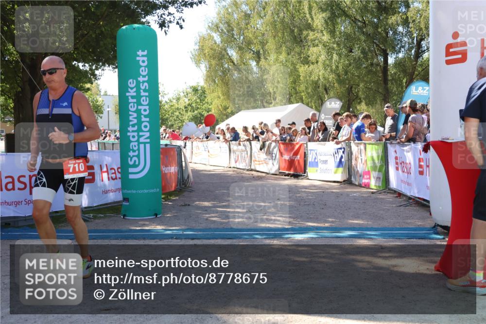 07.09.2025 - 19. Norderstedt Triathlon Zöllner http://msf.ph/oto/8778675 07.09.2025 12:31:34 Ziel 710 meine-sportfotos.de
