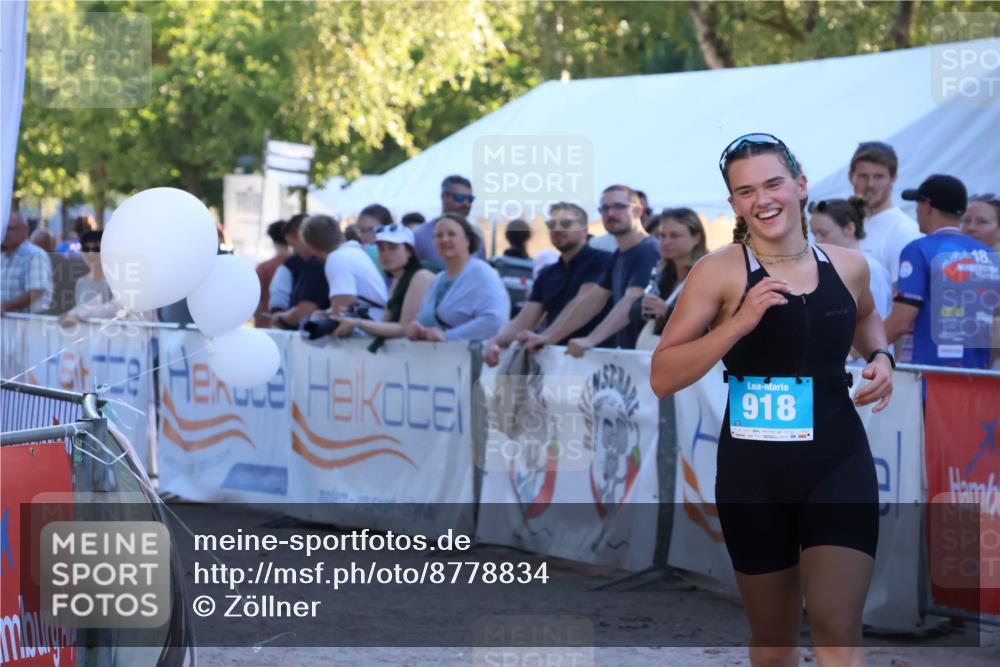 07.09.2025 - 19. Norderstedt Triathlon Zöllner http://msf.ph/oto/8778834 07.09.2025 17:27:16 Ziel 918 meine-sportfotos.de