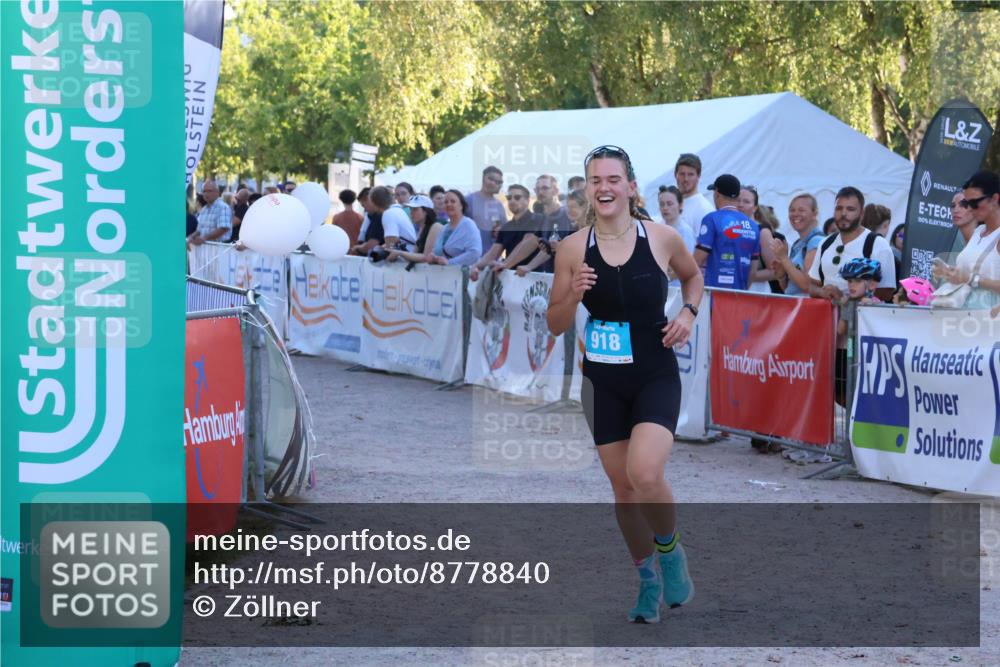 07.09.2025 - 19. Norderstedt Triathlon Zöllner http://msf.ph/oto/8778840 07.09.2025 17:27:16 Ziel 918 meine-sportfotos.de