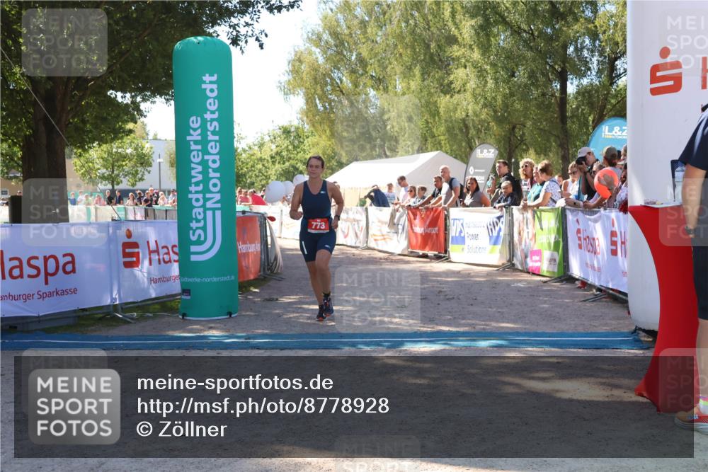 07.09.2025 - 19. Norderstedt Triathlon Zöllner http://msf.ph/oto/8778928 07.09.2025 12:34:28 Ziel 773 meine-sportfotos.de