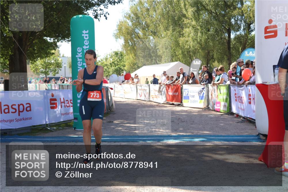 07.09.2025 - 19. Norderstedt Triathlon Zöllner http://msf.ph/oto/8778941 07.09.2025 12:34:29 Ziel 773 meine-sportfotos.de