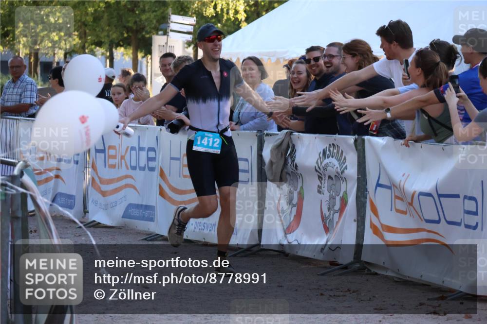 07.09.2025 - 19. Norderstedt Triathlon Zöllner http://msf.ph/oto/8778991 07.09.2025 17:28:48 Ziel 1412 meine-sportfotos.de