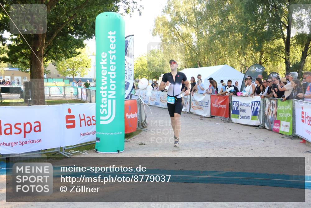 07.09.2025 - 19. Norderstedt Triathlon Zöllner http://msf.ph/oto/8779037 07.09.2025 17:28:52 Ziel 1412 meine-sportfotos.de