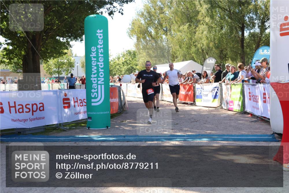 07.09.2025 - 19. Norderstedt Triathlon Zöllner http://msf.ph/oto/8779211 07.09.2025 12:37:35 Ziel 253, 719, 861, 1244 meine-sportfotos.de