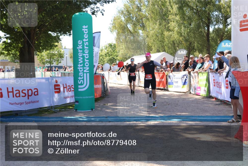 07.09.2025 - 19. Norderstedt Triathlon Zöllner http://msf.ph/oto/8779408 07.09.2025 12:38:29 Ziel 136, 859 meine-sportfotos.de