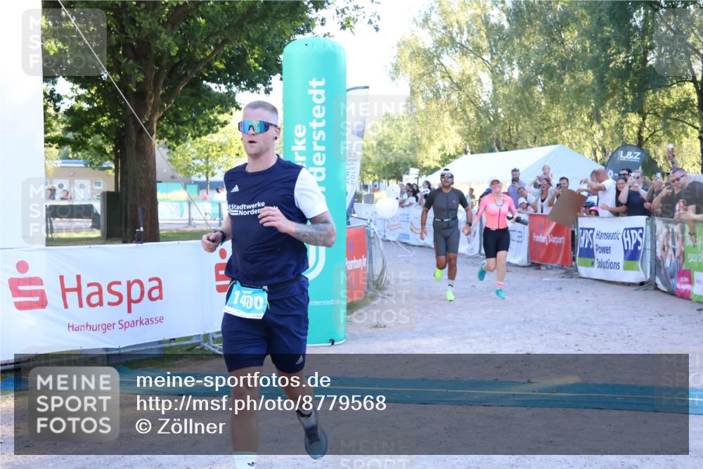 07.09.2025 - 19. Norderstedt Triathlon Zöllner http://msf.ph/oto/8779568 07.09.2025 17:31:58 Ziel 914, 1400, 1442 meine-sportfotos.de