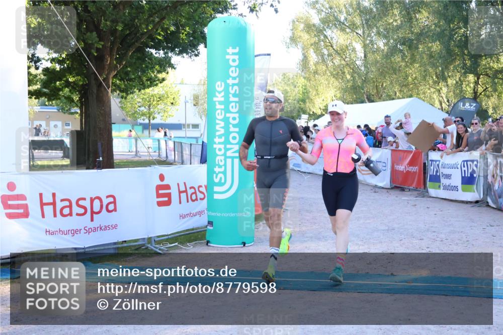 07.09.2025 - 19. Norderstedt Triathlon Zöllner http://msf.ph/oto/8779598 07.09.2025 17:32:00 Ziel 914, 1400, 1442 meine-sportfotos.de