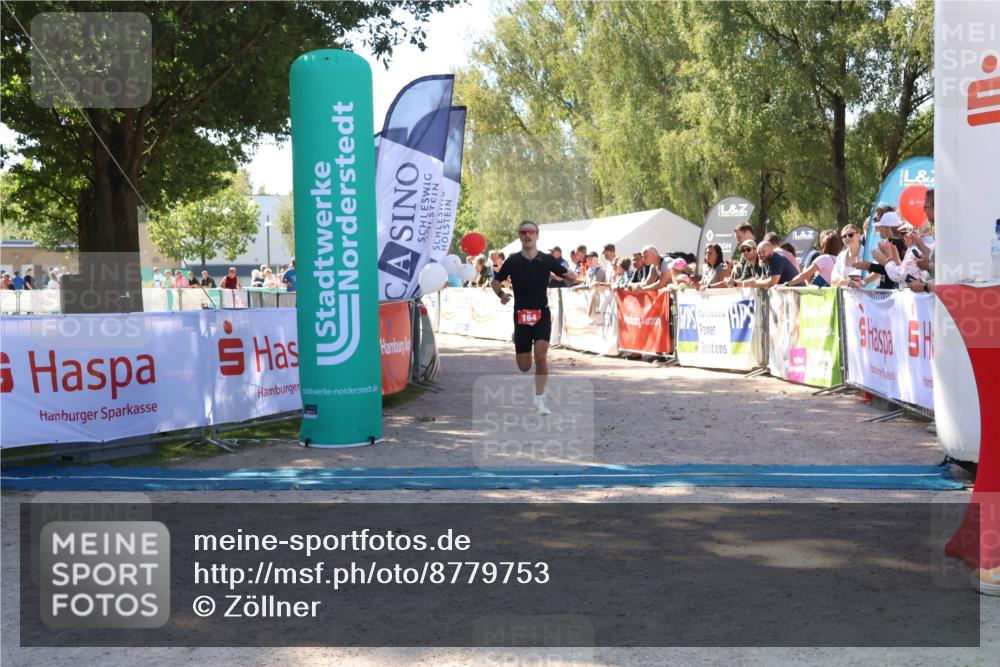07.09.2025 - 19. Norderstedt Triathlon Zöllner http://msf.ph/oto/8779753 07.09.2025 12:41:55 Ziel 164 meine-sportfotos.de