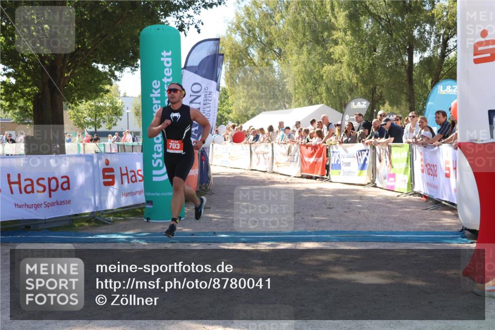 07.09.2025 - 19. Norderstedt Triathlon Zöllner http://msf.ph/oto/8780041 07.09.2025 12:46:31 Ziel 703 meine-sportfotos.de
