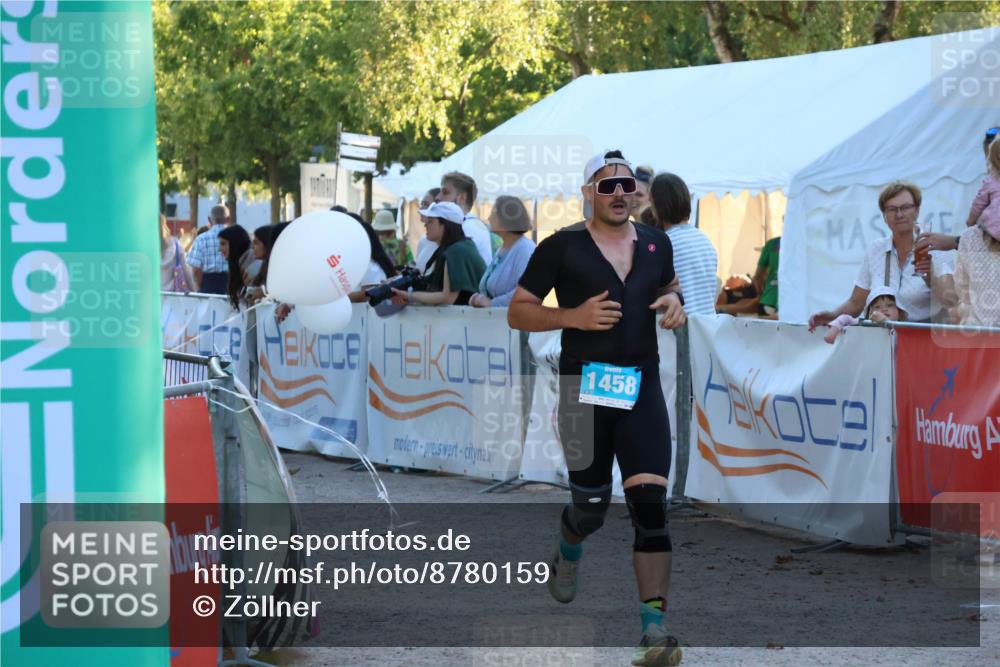 07.09.2025 - 19. Norderstedt Triathlon Zöllner http://msf.ph/oto/8780159 07.09.2025 17:35:01 Ziel 1458 meine-sportfotos.de