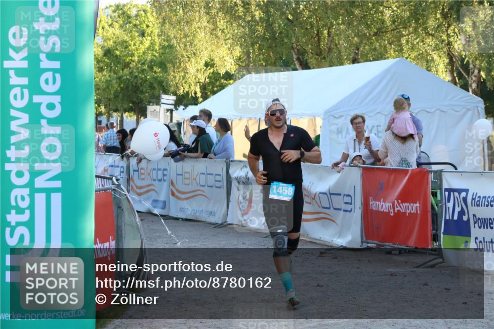 07.09.2025 - 19. Norderstedt Triathlon Zöllner http://msf.ph/oto/8780162 07.09.2025 17:35:01 Ziel 1458 meine-sportfotos.de