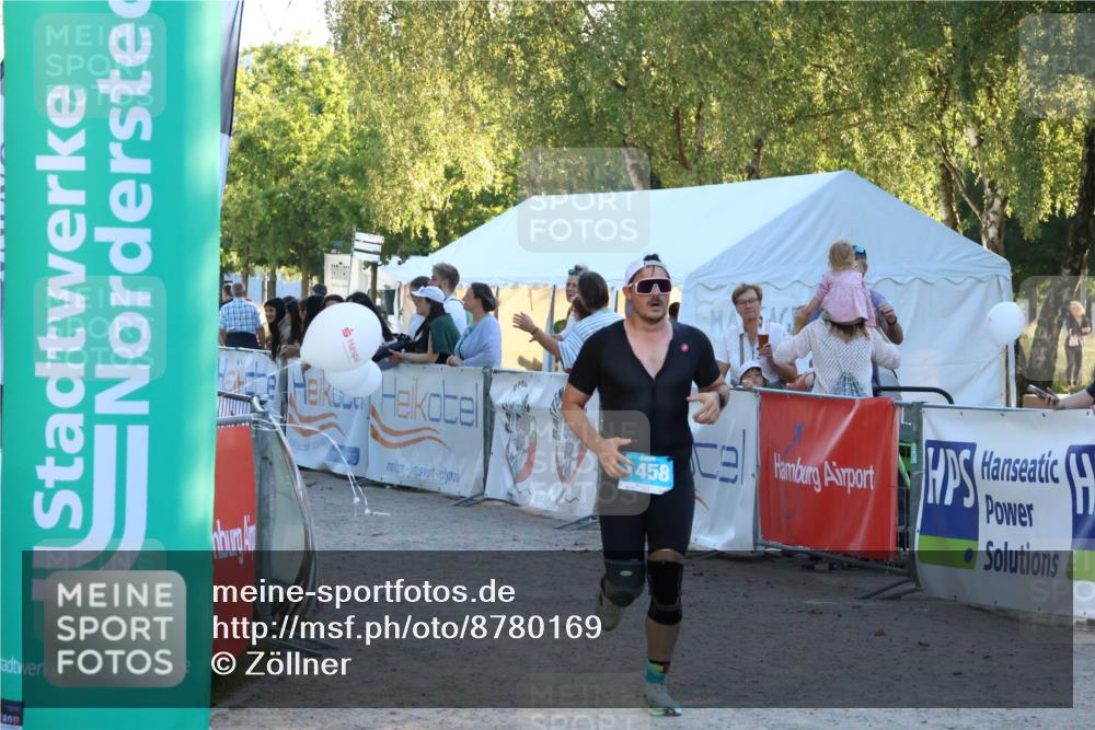 07.09.2025 - 19. Norderstedt Triathlon Zöllner http://msf.ph/oto/8780169 07.09.2025 17:35:01 Ziel 1458 meine-sportfotos.de