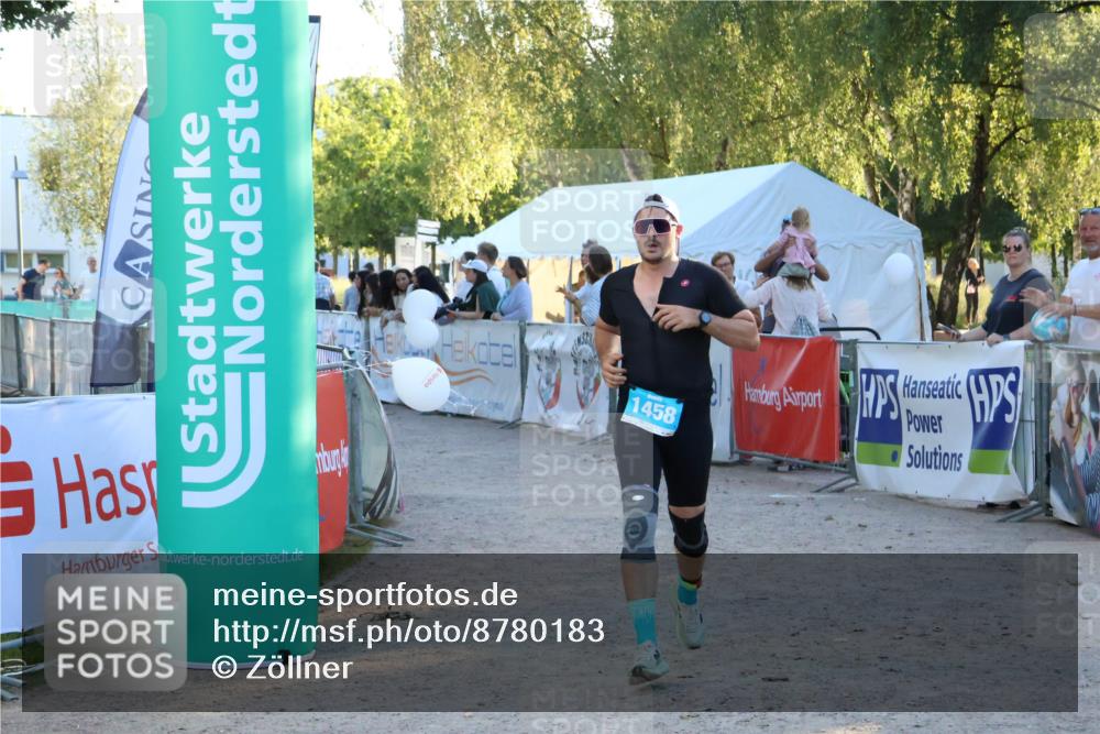 07.09.2025 - 19. Norderstedt Triathlon Zöllner http://msf.ph/oto/8780183 07.09.2025 17:35:02 Ziel 1458 meine-sportfotos.de