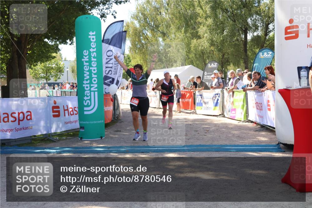 07.09.2025 - 19. Norderstedt Triathlon Zöllner http://msf.ph/oto/8780546 07.09.2025 12:50:44 Ziel 1286, 1381 meine-sportfotos.de
